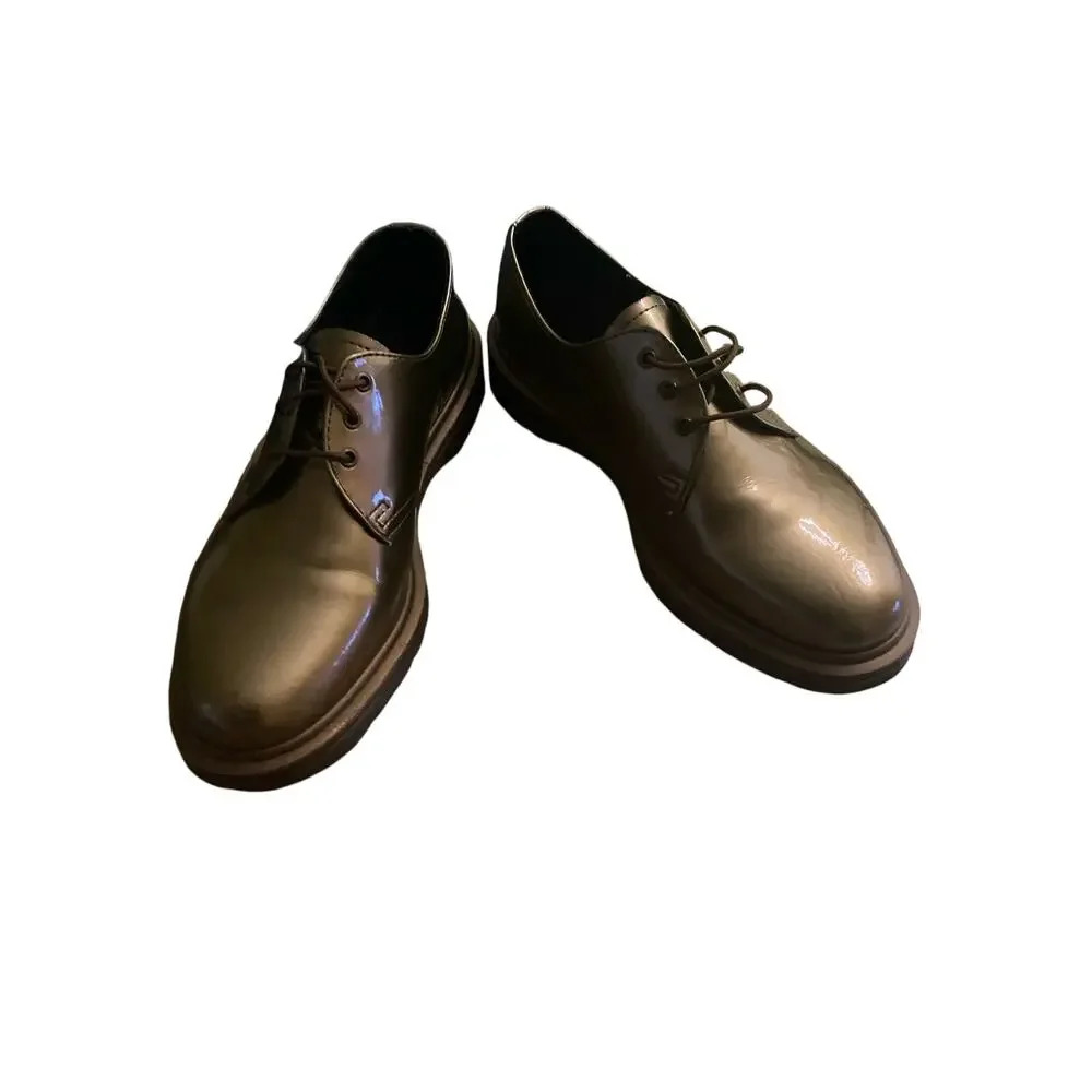 Dr. Martens Metallic Copper Spectra Patent 3eye Gibson Oxfords - Picture 3 of 8